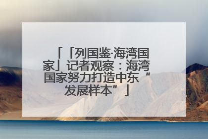 「列国鉴·海湾国家」记者观察：海湾国家努力打造中东“发展样本”