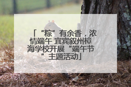 “粽”有余香，浓情端午 宜宾叙州樟海学校开展“端午节”主题活动