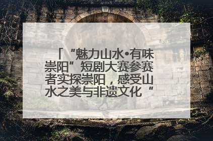 “魅力山水•有味崇阳”短剧大赛参赛者实探崇阳，感受山水之美与非遗文化“提琴戏”魅力