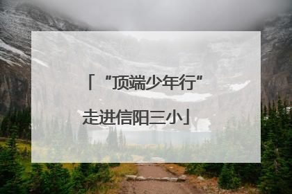“顶端少年行”走进信阳三小