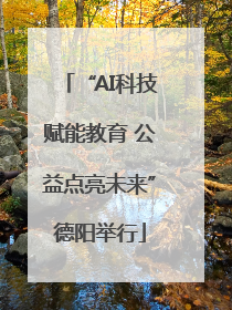 “AI科技赋能教育 公益点亮未来”德阳举行