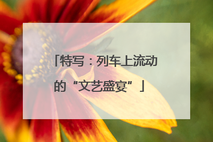 特写：列车上流动的“文艺盛宴”