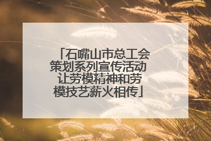 石嘴山市总工会策划系列宣传活动 让劳模精神和劳模技艺薪火相传
