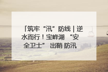 筑牢“汛”防线｜逆水而行！宝峰湖 “安全卫士” 出鞘 防汛应急再添硬核力量