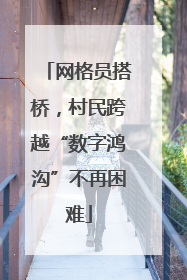 网格员搭桥，村民跨越“数字鸿沟”不再困难