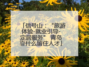 信号山：“旅游体验-就业引导-定居服务” 青岛靠什么留住人才