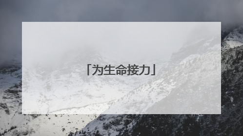 为生命接力