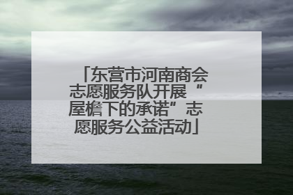 东营市河南商会志愿服务队开展“屋檐下的承诺”志愿服务公益活动