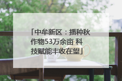 中牟新区：播种秋作物53万余亩 科技赋能丰收在望