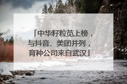 中华籽粒苋上榜，与抖音、美团并列，育种公司来自武汉