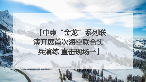 中柬“金龙”系列联演开展首次海空联合实兵演练 直击现场→