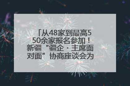 从48家到最高550余家报名参加！新疆“疆企・主席面对面”协商座谈会为何如此受欢迎？