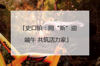 史口镇：同“新”迎端午 共筑活力家