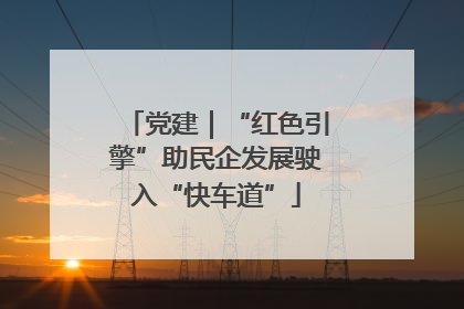 党建｜“红色引擎”助民企发展驶入“快车道”