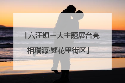 六汪镇三大主题展台亮相瑞源·繁花里街区