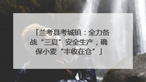 兰考县考城镇：全力备战“三夏”安全生产，确保小麦“丰收在仓”