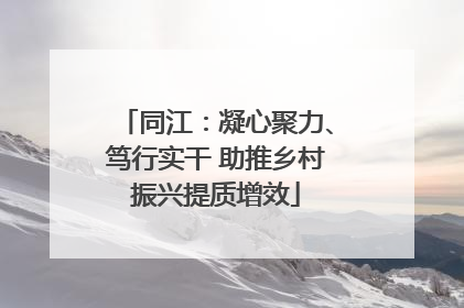 同江：凝心聚力、笃行实干 助推乡村振兴提质增效