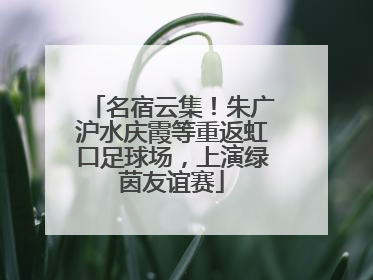 名宿云集！朱广沪水庆霞等重返虹口足球场，上演绿茵友谊赛