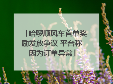 哈啰顺风车首单奖励发放争议 平台称因为订单异常