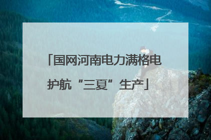 国网河南电力满格电护航“三夏”生产