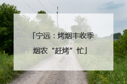 宁远：烤烟丰收季 烟农“赶烤”忙
