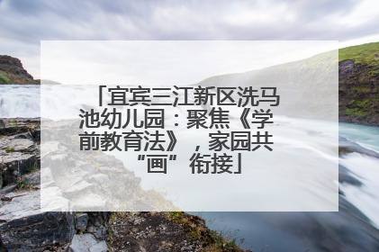 宜宾三江新区洗马池幼儿园：聚焦《学前教育法》，家园共“画”衔接