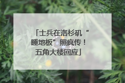 士兵在洛杉矶“睡地板”照疯传！五角大楼回应