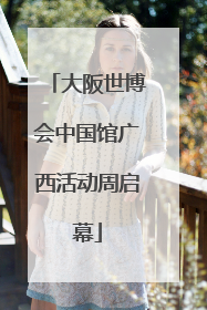 大阪世博会中国馆广西活动周启幕