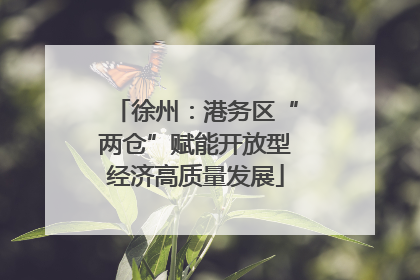 徐州：港务区“两仓”赋能开放型经济高质量发展