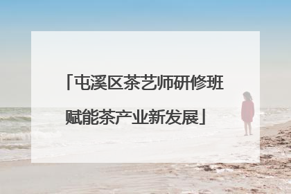 屯溪区茶艺师研修班赋能茶产业新发展