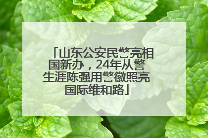 山东公安民警亮相国新办，24年从警生涯陈强用警徽照亮国际维和路