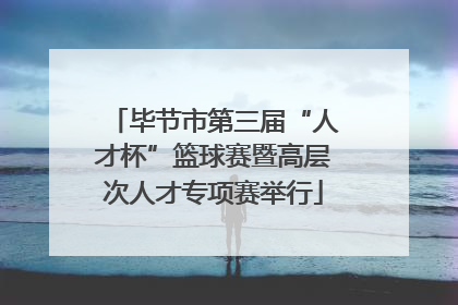 毕节市第三届“人才杯”篮球赛暨高层次人才专项赛举行