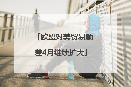 欧盟对美贸易顺差4月继续扩大