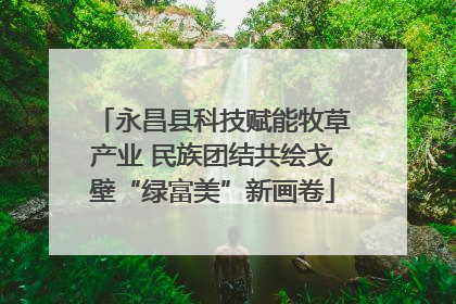 永昌县科技赋能牧草产业 民族团结共绘戈壁“绿富美”新画卷