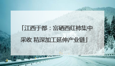 江西于都：富硒西红柿集中采收 精深加工延伸产业链