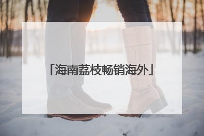 海南荔枝畅销海外