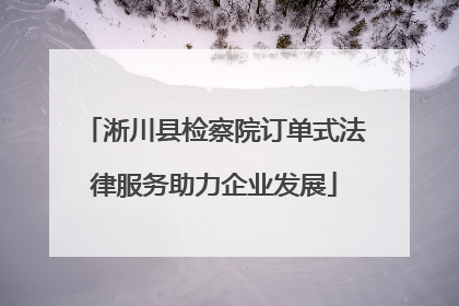 淅川县检察院订单式法律服务助力企业发展