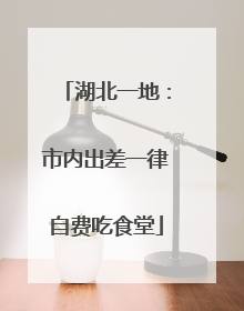 湖北一地：市内出差一律自费吃食堂