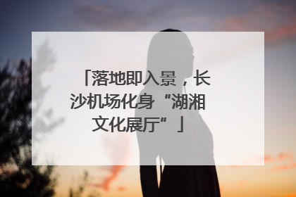 落地即入景，长沙机场化身“湖湘文化展厅”