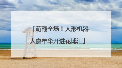 萌翻全场！人形机器人嘉年华开进花博汇