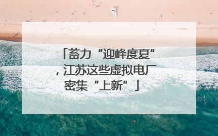 蓄力“迎峰度夏”，江苏这些虚拟电厂密集“上新”