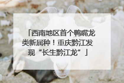 西南地区首个鸭嘴龙类新属种！重庆黔江发现“长生黔江龙”