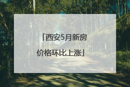 西安5月新房价格环比上涨