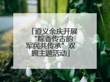 遵义余庆开展“粽香传古韵 军民共传承”双拥主题活动