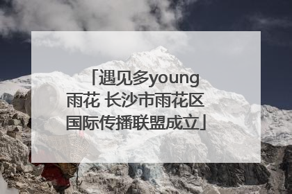 遇见多young雨花 长沙市雨花区国际传播联盟成立