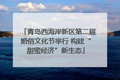 青岛西海岸新区第二届婚俗文化节举行 构建“甜蜜经济”新生态