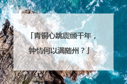青铜心跳震颤千年，钟情何以满随州？