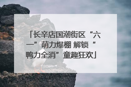 长辛店国潮街区“六一”萌力爆棚 解锁“鸭力全消”童趣狂欢