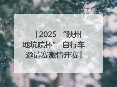 2025 “陕州地坑院杯” 自行车邀请赛激情开赛