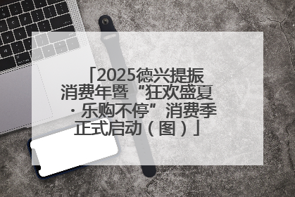 2025德兴提振消费年暨“狂欢盛夏・乐购不停”消费季正式启动（图）
